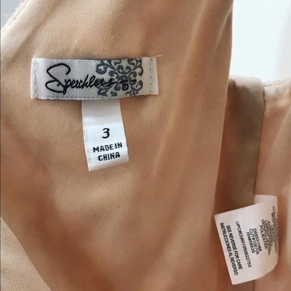 Boutique - Jr. Pink Blush lace Dress sz 3 - Picture 9 of 10